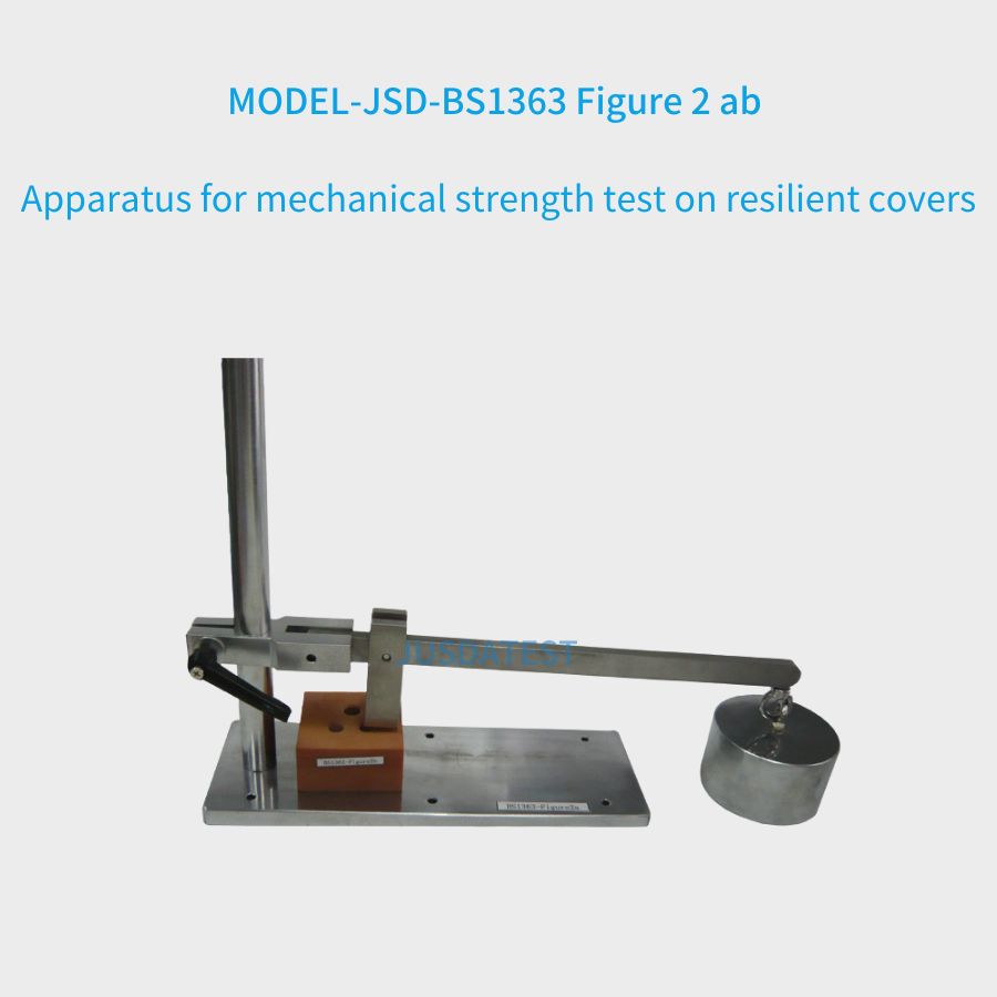  BS 1363 Figure 2 — Apparatus for mechanical strength test on resilient covers